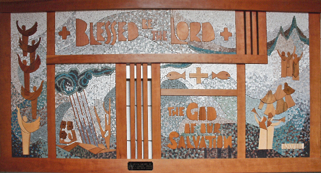 017 Wood Tile Mosaic